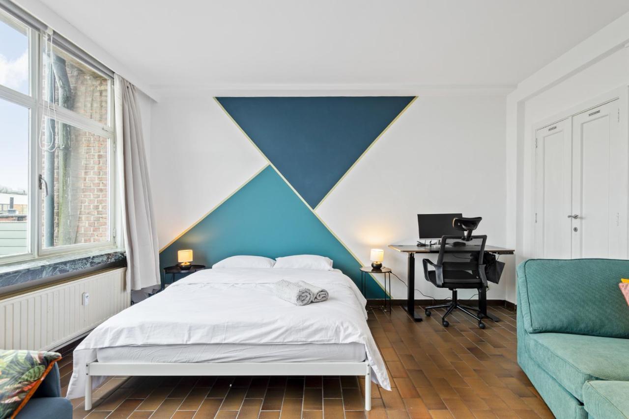 Cozy Antwerp - Cityview Studio Free Parking Antuérpia Exterior foto