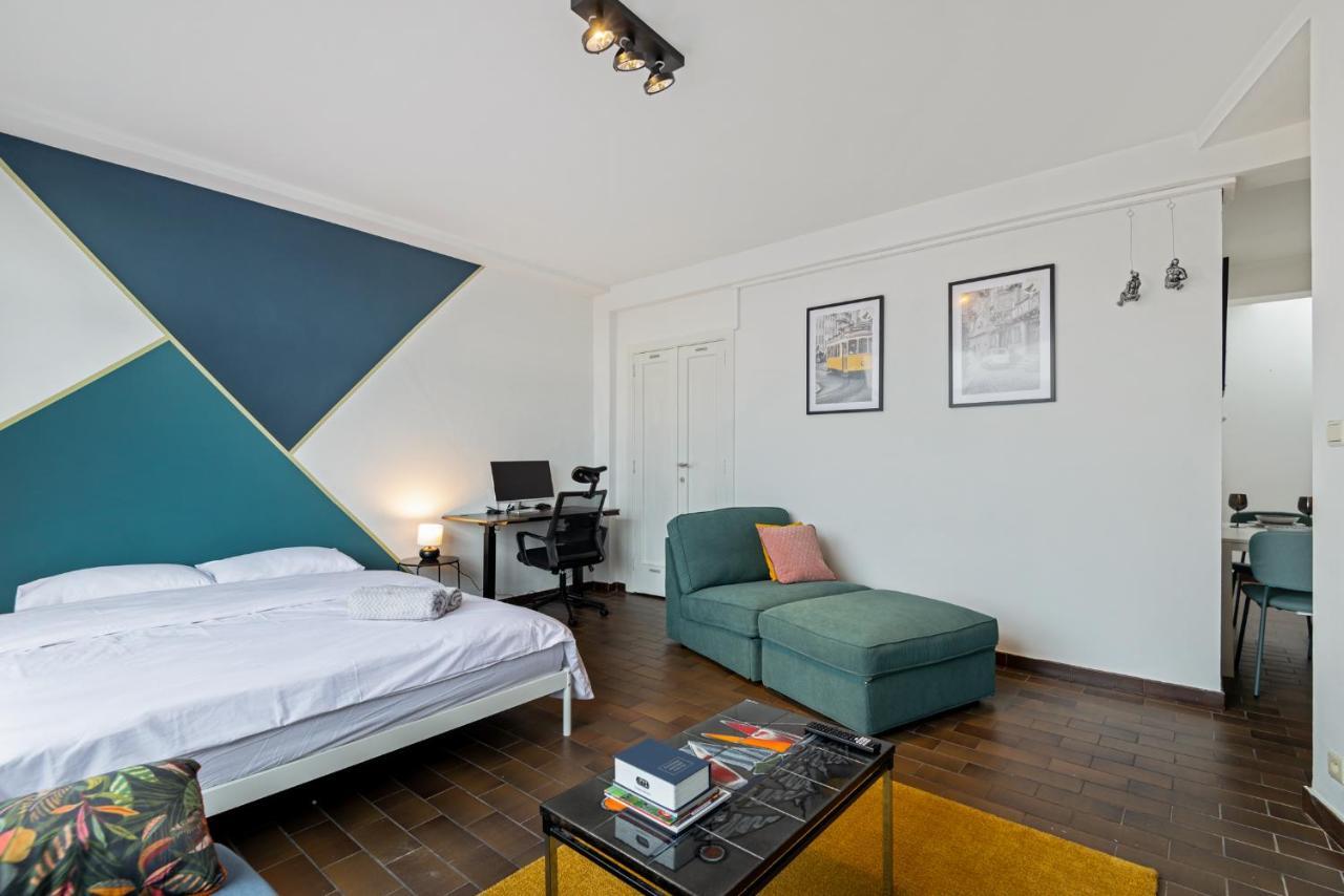 Cozy Antwerp - Cityview Studio Free Parking Antuérpia Exterior foto