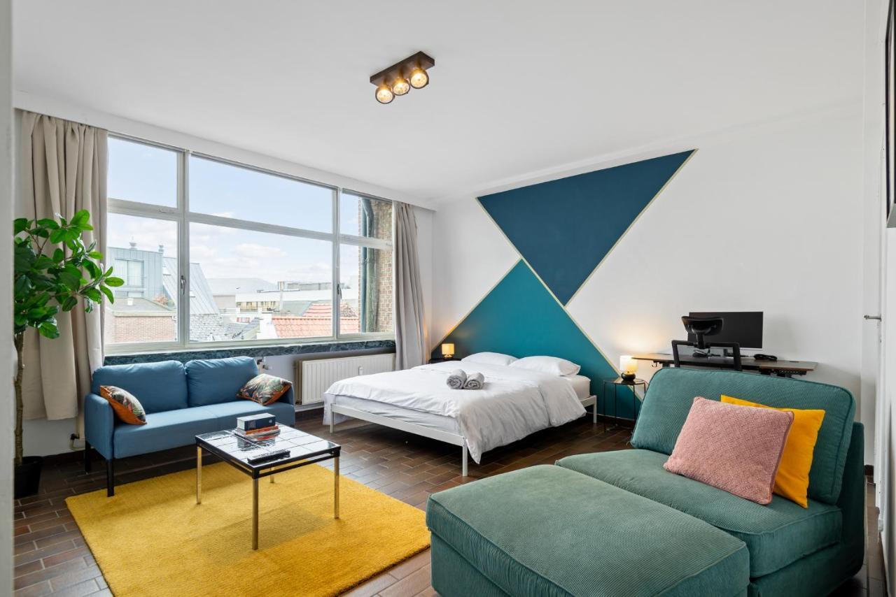 Cozy Antwerp - Cityview Studio Free Parking Antuérpia Exterior foto